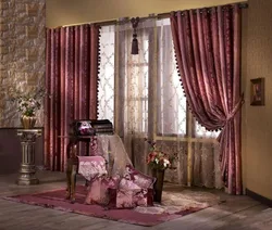 Photo of velvet curtains for the living room