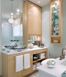 Фото шкафов для ванной комнаты в современном стиле