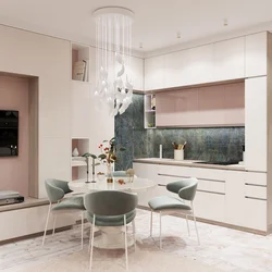 Дизайн кухни гостиной в современном стиле 2023