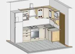 Kitchen how to place a kitchen set photo
