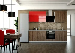 Photo kitchen design for two square meters