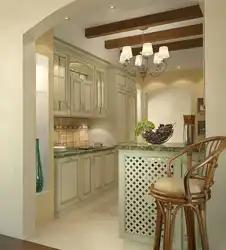 Hallway And Kitchen In One Room Photo Design