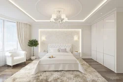 Дизайн спальни светлые обои