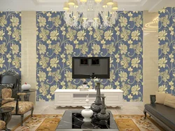 Types of wallpaper designs in the living room