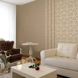 How To Combine Wallpaper In The Living Room Photo