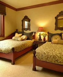 2 beds in one bedroom design