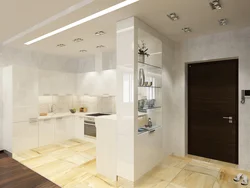 Shared kitchen with hallway photo