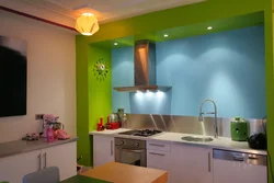 Современные цвета стен на кухне фото