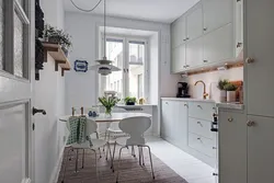 Дизайн небольшой кухни в скандинавском стиле