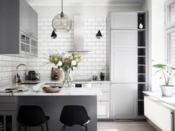 Small Kitchen Design In Scandinavian Style