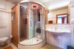 Bath And Shower Combined With Bathtub Photo