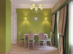 Интерьер цветов стен кухни гостиной фото