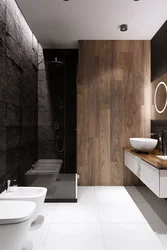 Porcelain tiles for bathroom design