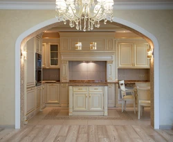 Kitchen interior design arches