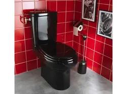 Qara tualet ilə vanna otağı dizaynı
