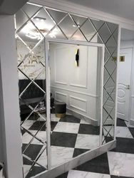 Mirror Tiles In The Hallway Interior Photo