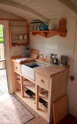 Small Kitchen In The Country House Design Photo