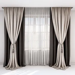 Curtain design for the living room in a modern style 2023 interior photos