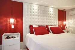 Red Bedroom Interior