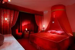 Red Bedroom Interior