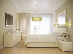 Bedroom interior in soothing colors