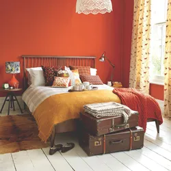 What Colors Does Orange Go With In A Bedroom Interior?