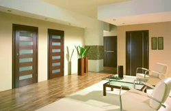 Combination Of Interior Doors And Flooring In The Interior Of The Apartment
