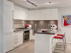 Kitchen design l shaped apartment