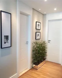 Apartment Interior In White Colors With White Doors