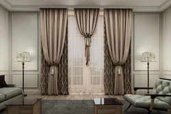 Fashionable curtains for the living room photo new items
