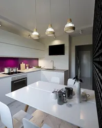 Suspended ceiling for the kitchen 9 sq m photo location of lamps