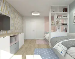 Children's bedroom interior for 2