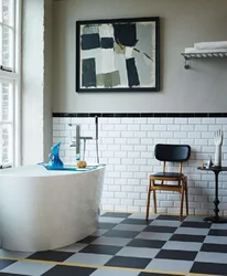 Bathroom interior loft photo