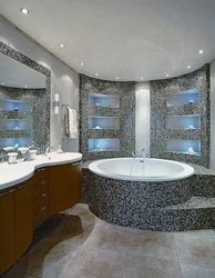 Bathroom in modern style real photos