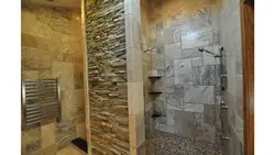 Bathroom made of artificial stone photo