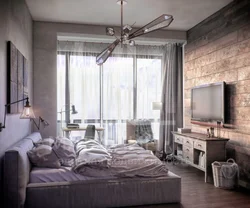 Loft Yataq Otağı Interyeri