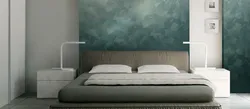 Дызайн спальні тынкоўка