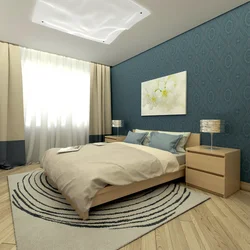 Inexpensive bedroom interior