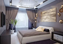 Inexpensive bedroom interior