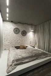 Дизайн комнаты спальни лофт