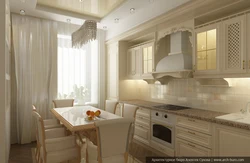 Light kitchen design 10 sq m