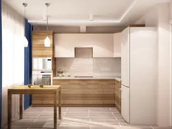 Light kitchen design 10 sq m