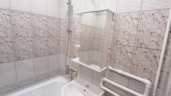 How to cover a bathroom with plastic panels photo