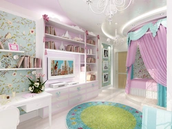 Girls bedroom photo design