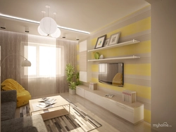 Living room design 14m2