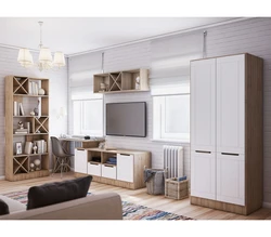 Cabinets living room furniture photo design