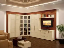 Cabinets living room furniture photo design