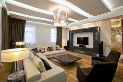 Photo living room in the house design