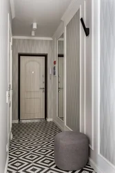 Hallway design white floor