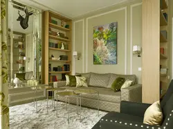 Living room design pistachio color